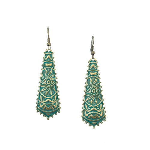 E-4095 5 Styles Fashion New Arrived Boho Bronze plated Different Shape and Styles Earring
