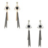 E-4090 Fashion Women Gold Silver Plated Tassel Dangle Drop Earrings Long Line Ethnic Earring Boho Party Jewelry