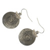E-4089 New Arrival Antique Silver Gold Plated Circle Round Dangle Drop Earrings For Women Jewelry