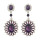E-4094 5 Styles Fashion Luxury Crystal Rhinestone Charm Drop Stud Earring for Women Jewelry