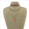N-6809 3Pcs /Set Black Pink Thread Tassel Pendant Necklaces For Women Boho Fashion Lace Choker Necklace Jewelry