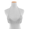 N-6807 * Sexy Crystal Rhinestones Body  Jewelry Fashion Bikini Chain Necklace Hollow Out Underwear Bra Design Summer Beach