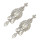 E-4096 Fashion Trendy Women Italina Style Silver Plated Full Rhinestone crystal Drop Dangle Earrings