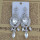 E-4096 Fashion Trendy Women Italina Style Silver Plated Full Rhinestone crystal Drop Dangle Earrings