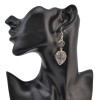E-4098 2Style New Arrival Retro Silver Gold Plated Dangle Drop Earrings For Women Jewelry