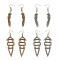 E-4097 2Style New Arrival Retro Silver Gold Plated  Long  Dangle Drop Earrings For Women Jewelry