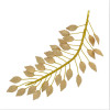 F-0410 Fashion Headband Gold Plated Leaf Hair Chain Metal Leaf Hairband For Women Girl Hair Accessories