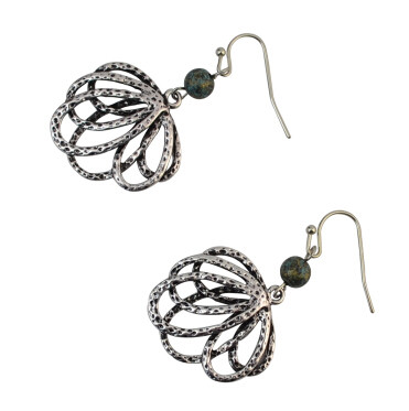 E-4103 Bohemian Vintage Gold Silver Plated Long Drop Earring Women Party Flower Earrings Fashion Jewelry