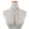 N-6814 2 Colors Gold&Silver Plated Necklace Statement Hollow Body Chain Beach Jewelry Accessories