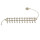 B-0848 New Fashion Silver Plated Alloy Dangle Drop Pendant Flower Chain For Women Bracelet Anklet Jewelry