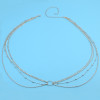 N-6811 Fashion Bohemian Gypsy Silver Gold Plated Waist Chain Body Chain Adjustable Body Jewelry