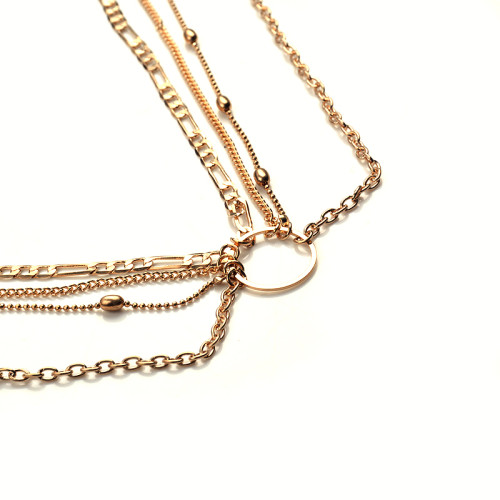 N-6811 Fashion Bohemian Gypsy Silver Gold Plated Waist Chain Body Chain Adjustable Body Jewelry