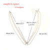 N-6811 Fashion Bohemian Gypsy Silver Gold Plated Waist Chain Body Chain Adjustable Body Jewelry