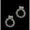 E-4109 New arrival Crystal Hollow Round Shape Dangle Stud Earrings for Women Jewelry