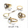 R-1450 5 Pcs/Set 2 StyleFashion Gypsy Vintage Silver Plated Stone Finger Ring Kncukle Rings For Women  Jewelry