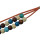 F-0407 Handmade Ethnic Tribal Gypsy Rope Wood Beads Feather Hairband Hair Clip For Women Jewelry