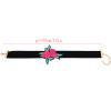 N-6829 3 Styles Boho Red Flower Thread Black Velvet Choker Necklaces For Women Party Jewelry Gift