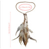 F-0408 New Fashion Handmade Ethnic Tribal Gypsy Rope Wood Beads Feather Hairband Hair Clip Women Jewelry