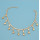 B-0851 Bell Shape Gold Silver Plated Bohemian Vintage Style Fashion Chain Tassel Bracelet Adjustable