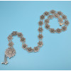 N-6834 Tribal Jewelry Gypsy Boho Silver Plated Alloy Carved Flower Belly Chains Women Dance Waist Chain Summer Beach Jewelry