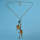 N-6832 Bohemian Vintage Skull Feather Leaf Pendant Charm Leather Necklace for Women Jewelry