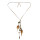 N-6832 Bohemian Vintage Skull Feather Leaf Pendant Charm Leather Necklace for Women Jewelry