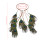F-0409 Handmade Ethnic Gypsy Rope Peacock Feather Hairbands Women Boho Hippie Party Hairband Hair Accessory