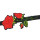 N-6837 New Arrival Boho Red Flower Thread Black Velvet Choker Necklaces For Women Jewelry