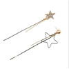 E-4116 New Fashion Shiny Gold Alloy Diamante Crystal Drop Dangle Pendant Ear Charm Women Earring Jewelry
