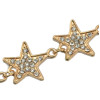 N-6845 1 color Fashion Gold Plated Choker Necklace Inlay Metal Simple Star Adjustable Necklaces for Women Jewelry