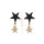 E-4117 Fashion Five-pointed Star Shape Leaf Pendant Drop Earrings For Women Boho Vintage Party Jewelry