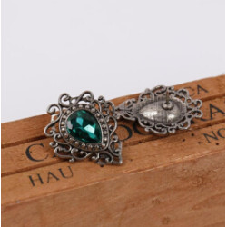 P-0373 New Arrived 3 Color New Fashion Silver Metal Flower Shape Brooch Pin Charm Jewelry