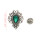 P-0373 New Arrived 3 Color New Fashion Silver Metal Flower Shape Brooch Pin Charm Jewelry