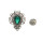 P-0373 New Arrived 3 Color New Fashion Silver Metal Flower Shape Brooch Pin Charm Jewelry