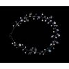 F-0412 Fashion Design Silver Allloy Shiny Crystal Teardrops Shape Hairclip Hair Clips For Women Hair Accessory Jewelry
