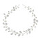 F-0412 Fashion Design Silver Allloy Shiny Crystal Teardrops Shape Hairclip Hair Clips For Women Hair Accessory Jewelry