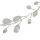 F-0412 Fashion Design Silver Allloy Shiny Crystal Teardrops Shape Hairclip Hair Clips For Women Hair Accessory Jewelry