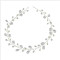 F-0412 Fashion Design Silver Allloy Shiny Crystal Teardrops Shape Hairclip Hair Clips For Women Hair Accessory Jewelry