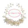 F-0413 Bridal Wedding Hair Accessories Gold Silver Crystal Pearl Handmade Headpiece Women Headbands Jewelry