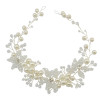 F-0413 Bridal Wedding Hair Accessories Gold Silver Crystal Pearl Handmade Headpiece Women Headbands Jewelry