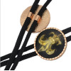 N-6854 New 2 Style Gold Diamante Pendant Long BOLO TIE Necklace for Women British Style Multi Rope Chain
