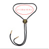 N-6854 New 2 Style Gold Diamante Pendant Long BOLO TIE Necklace for Women British Style Multi Rope Chain
