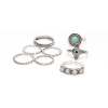 R-1456 4 styles Bohemian Silver Gold Plated Midi Finger Ring Sets Vintage Ethnic Women Knuckle Rings