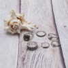 R-1456 4 styles Bohemian Silver Gold Plated Midi Finger Ring Sets Vintage Ethnic Women Knuckle Rings
