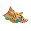 P-0375 2 Style Fashion Retro Gold Plated Birds Brooch Pins Pearl Shell Brooches Match All Clothing for Man Women
