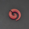 I-0013 12Pcs/Set Acrylic Spiral Taper Horn Snail Stretcher expander Piercing
