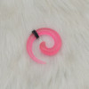 I-0013 12Pcs/Set Acrylic Spiral Taper Horn Snail Stretcher expander Piercing