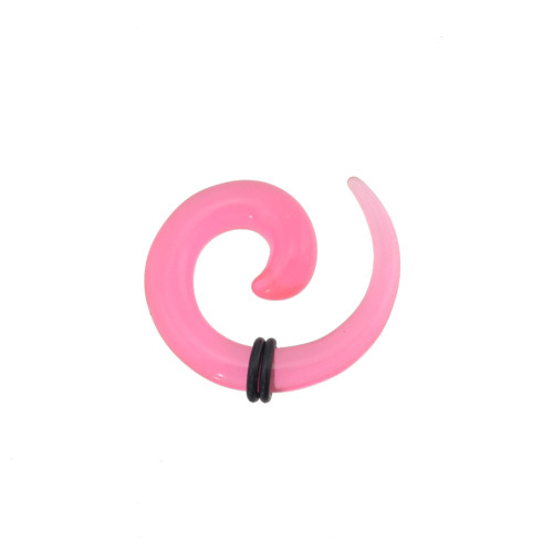 I-0013 12Pcs/Set Acrylic Spiral Taper Horn Snail Stretcher expander Piercing