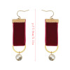 E-4128 New Fashion European 3 styles Hook Dangle Charm Earrings for Women Jewelry