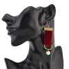 E-4128 New Fashion European 3 styles Hook Dangle Charm Earrings for Women Jewelry